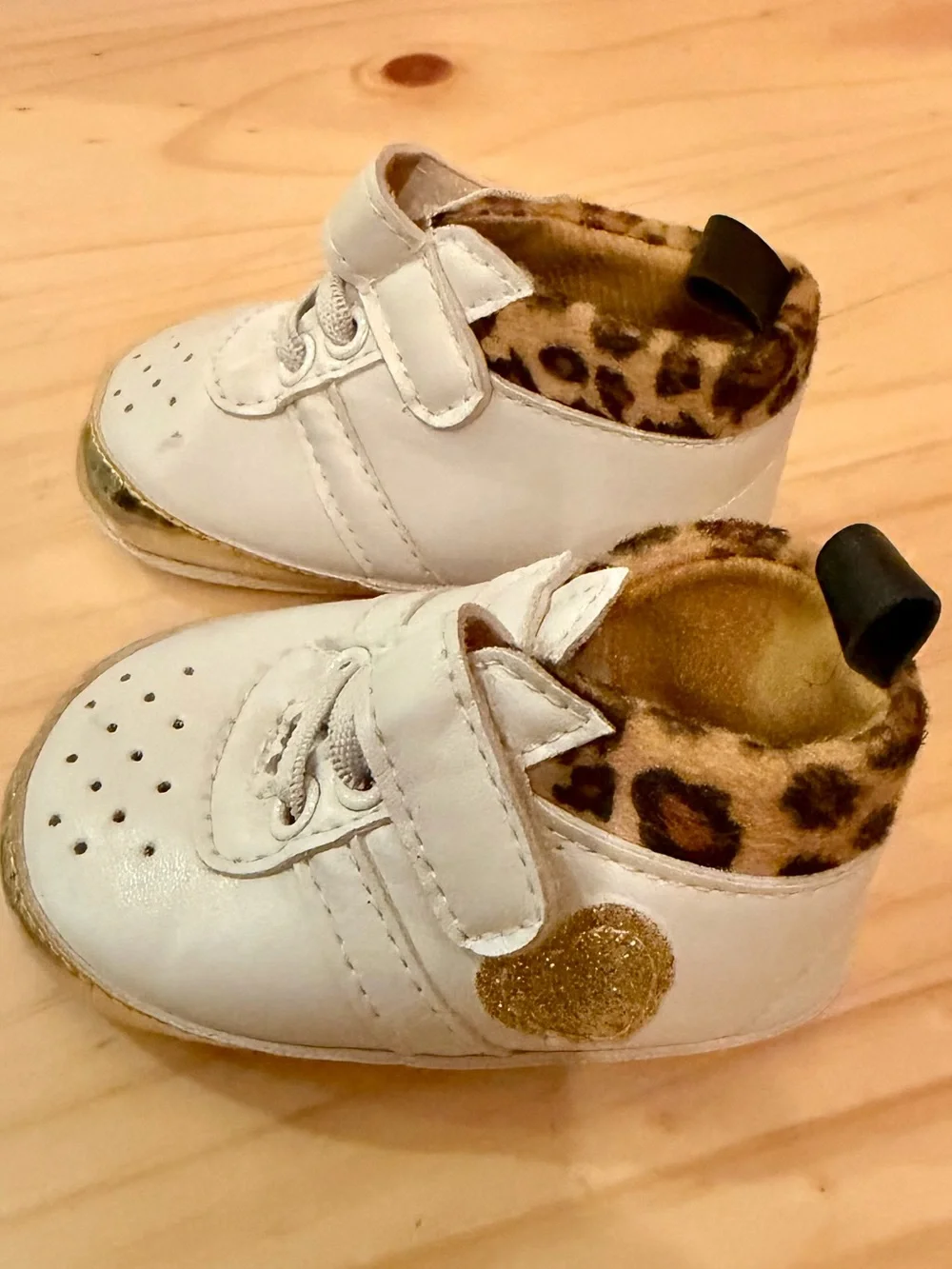 Little Me Heart Sparkle Baby Shoes